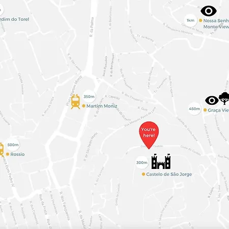 Costa Do Castelo Sky Views Lisbon